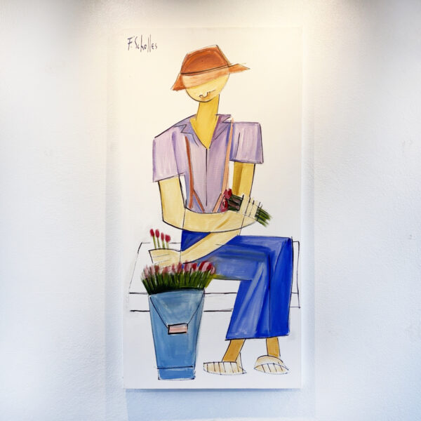 MENINO COM FLORES