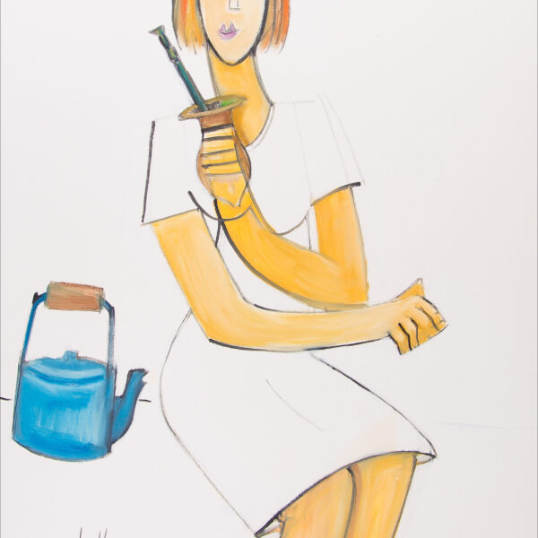 MULHER TOMANDO CHIMARRÃO
