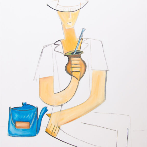 HOMEM TOMANDO CHIMARRÃO