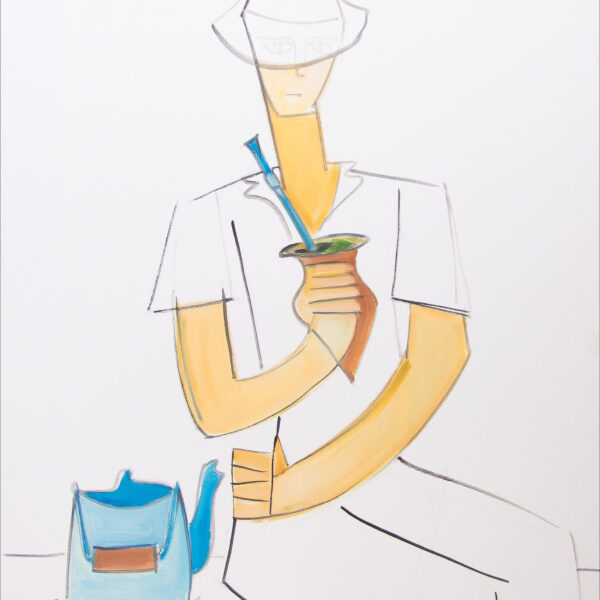HOMEM TOMANDO CHIMARRÃO