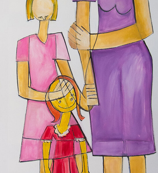MÃE E FILHA INDO PASSEAR