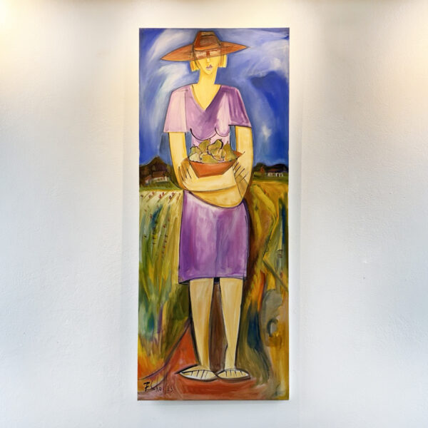 MULHER COM PÊRAS
