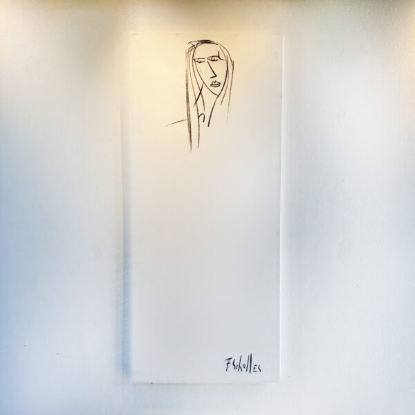 ROSTO - DESENHO EM TELA