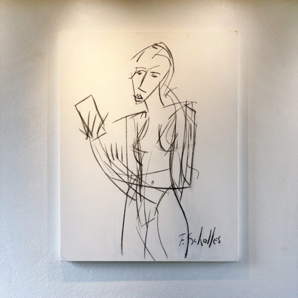 MULHER - DESENHO EM TELA