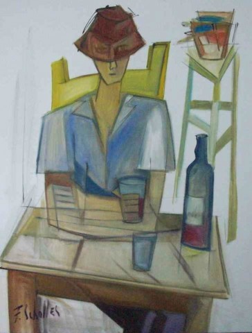 HOMEM BEBENDO VINHO