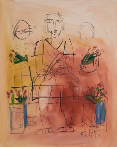 VENDEDORA DE FLORES